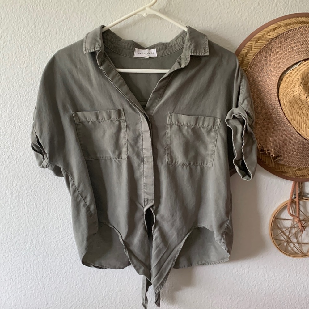 Bella Dahl Cropped Button Down